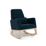 Monte Design nursing chair Navy Velvet / Maple Monte Design Joya Rocker - Performance