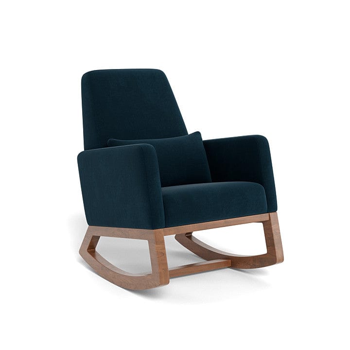 Monte Design nursing chair Navy Velvet / Walnut (+$200) Monte Design Joya Rocker - Performance