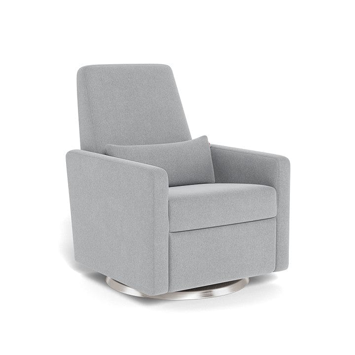 Monte Design nursing chair Nordic Grey / Stainless Steel Swivel (+$250) Monte Design Grano Glider Recliner - Performance