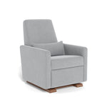 Monte Design nursing chair Nordic Grey / Walnut (+$250) Monte Design Grano Glider Recliner - Performance