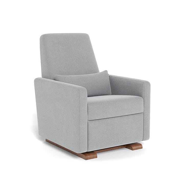 Monte Design nursing chair Nordic Grey / Walnut (+$250) Monte Design Grano Glider Recliner - Performance