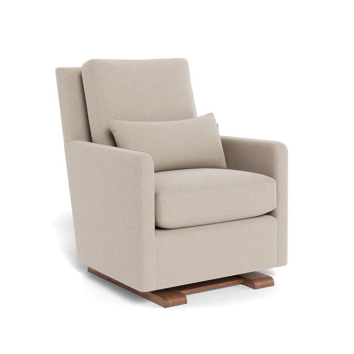 Monte Design nursing chair Oatmeal Italian Wool / Walnut (+$250) Monte Design Como Glider - Premium