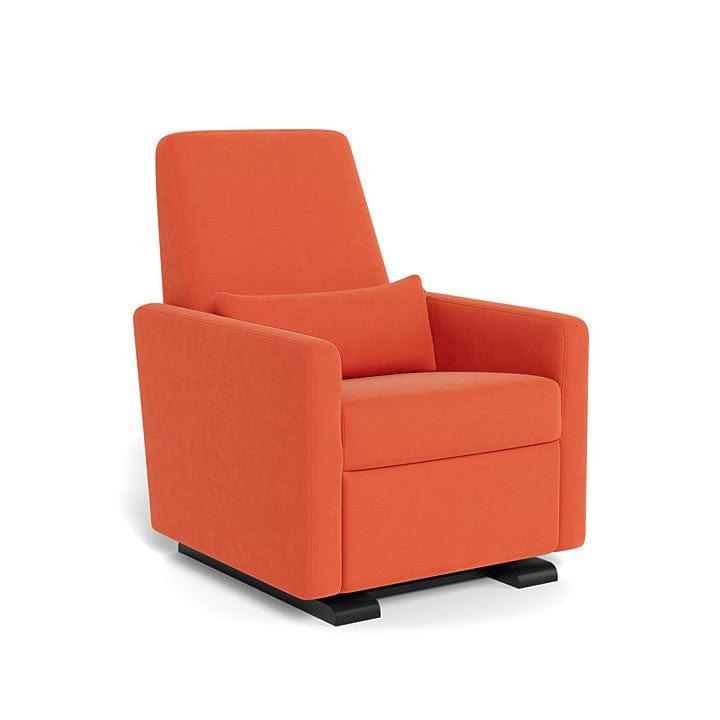 Monte Design nursing chair Orange Microfibre / Espresso Monte Design Grano Glider Recliner - Performance