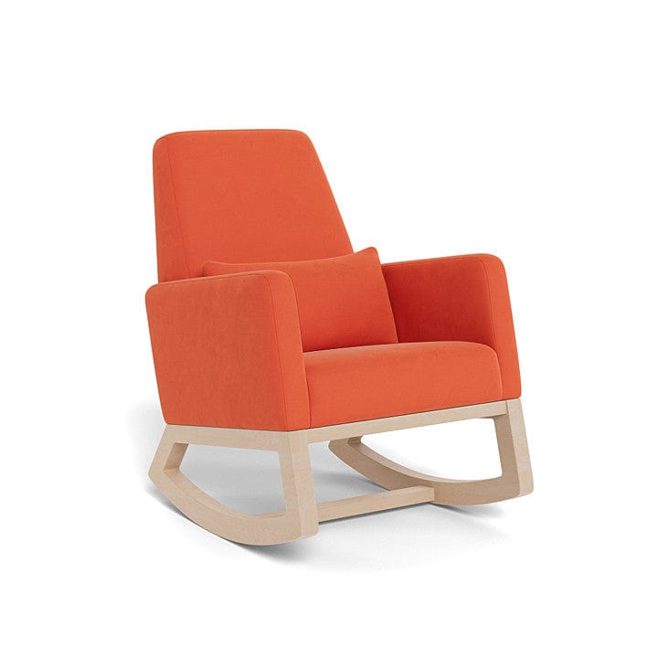 Monte Design nursing chair Orange Microfibre / Maple Monte Design Joya Rocker - Performance
