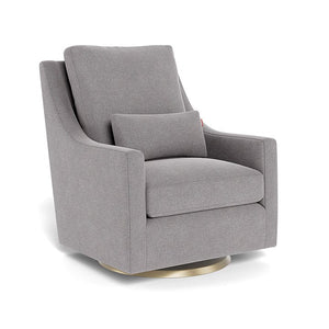 Monte Design nursing chair Pebble Grey / Gold Swivel (+$250) Monte Design Vera Glider - Performance