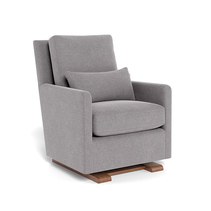 Monte Design nursing chair Pebble Grey / Walnut (+$250) Monte Design Como Glider - Performance