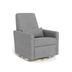 Monte Design nursing chair Pepper Grey Weave / Gold Swivel (+$250) Monte Design Grano Glider Recliner - Performance