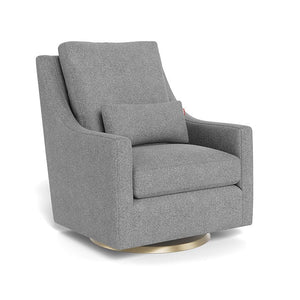 Monte Design nursing chair Pepper Grey Weave / Gold Swivel (+$250) Monte Design Vera Glider - Performance