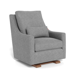 Monte Design nursing chair Pepper Grey Weave / Walnut (+$250) Monte Design Vera Glider - Performance