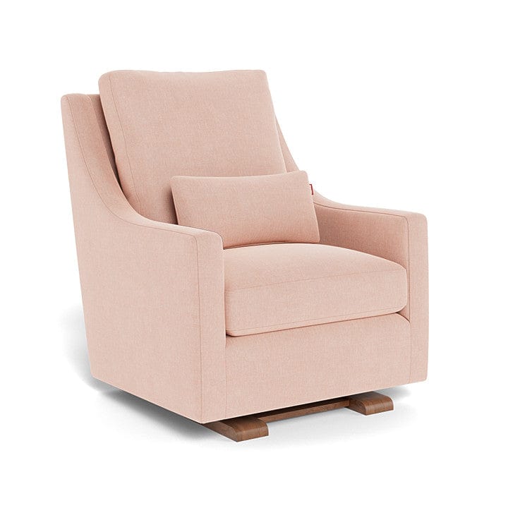 Monte Design nursing chair Petal Pink / Walnut (+$250) Monte Design Vera Glider - Performance