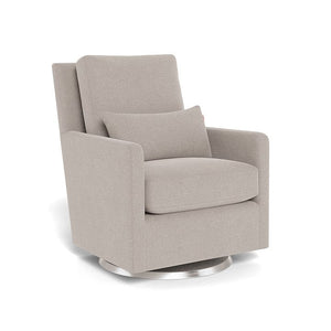Monte Design nursing chair Sand / Stainless Steel Swivel (+$250) Monte Design Como Glider - Performance