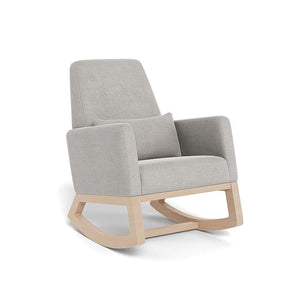 Monte Design nursing chair Smoke Brushed Cotton-Linen / Maple Monte Design Joya Rocker - Premium