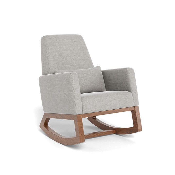 Monte Design nursing chair Smoke Brushed Cotton-Linen / Walnut (+$200) Monte Design Joya Rocker - Premium