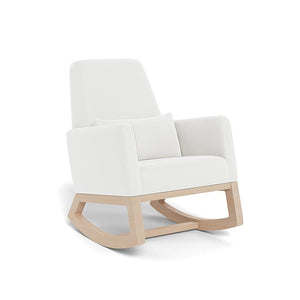 Monte Design nursing chair White Enviroleather / Maple Monte Design Joya Rocker - Premium