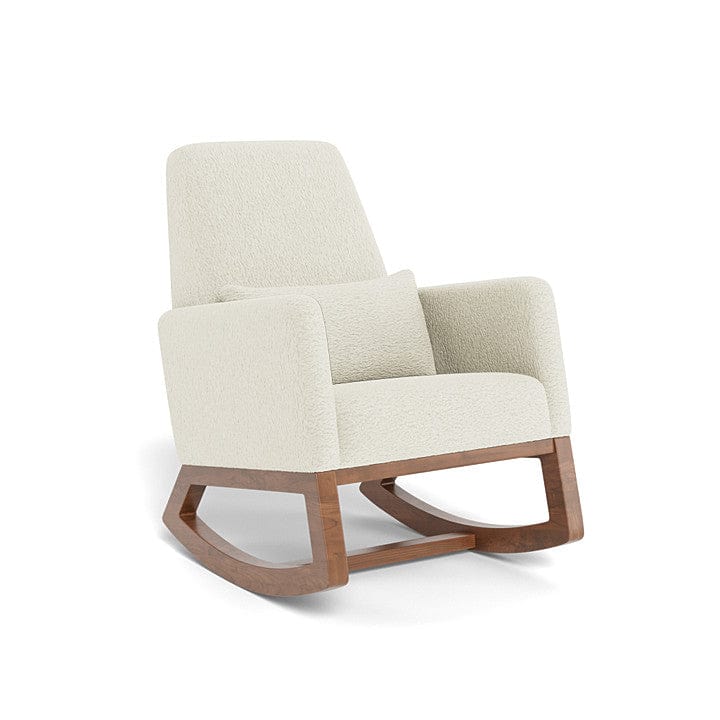 Monte Design nursing chair White Faux Sheepskin / Walnut (+$200) Monte Design Joya Rocker - Premium