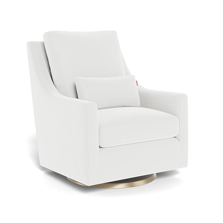 Monte Design nursing chair White Microfibre / Gold Swivel (+$250) Monte Design Vera Glider - Performance