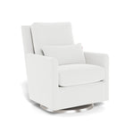 Monte Design nursing chair White Microfibre / Stainless Steel Swivel (+$250) Monte Design Como Glider - Performance