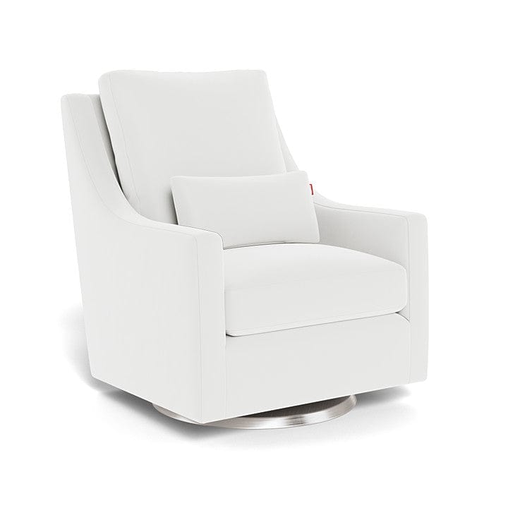 Monte Design nursing chair White Microfibre / Stainless Steel Swivel (+$250) Monte Design Vera Glider - Performance