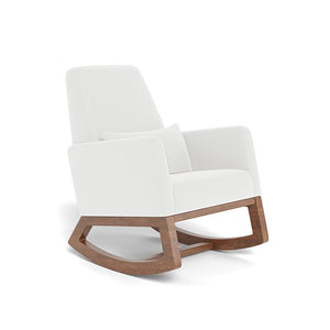 Monte Design nursing chair White Microfibre / Walnut (+$200) Monte Design Joya Rocker - Performance