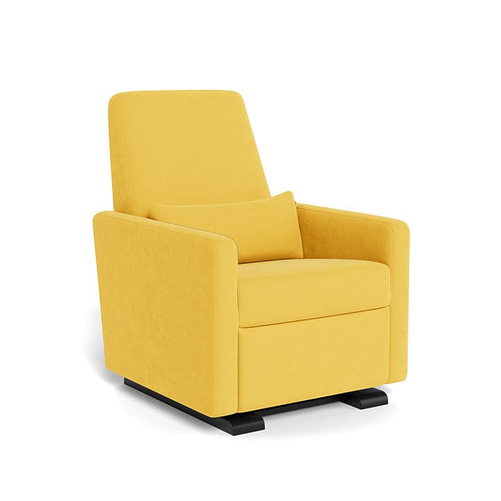 Monte Design nursing chair Yellow Microfibre / Espresso Monte Design Grano Glider Recliner - Performance