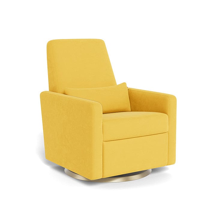 Monte Design nursing chair Yellow Microfibre / Gold Swivel (+$250) Monte Design Grano Glider Recliner - Performance