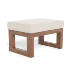 Monte Design ottoman Beach Brushed Cotton Linen / Walnut (+$100) Monte Design Joya Ottoman - Premium