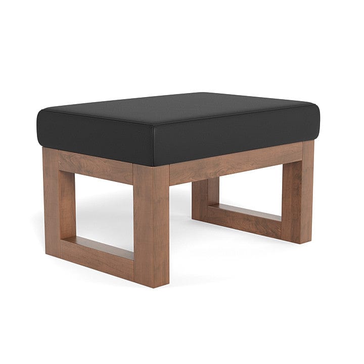 Monte Design ottoman Black Enviroleather / Walnut (+$100) Monte Design Joya Ottoman - Premium