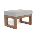 Monte Design ottoman Cloud Grey Weave / Walnut (+$100) Monte Design Joya Ottoman - Performance