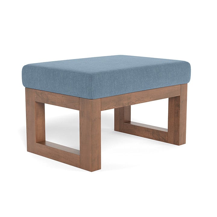Monte Design ottoman Denim Blue / Walnut (+$100) Monte Design Joya Ottoman - Performance