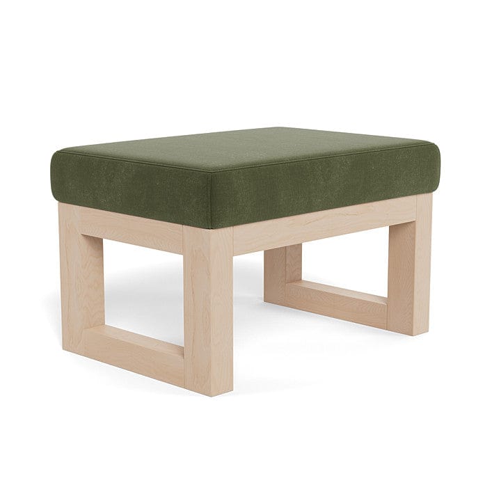 Monte Design ottoman Moss Green Velvet / Maple Monte Design Joya Ottoman - Performance