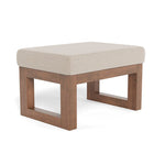 Monte Design ottoman Oatmeal Italian Wool / Walnut (+$100) Monte Design Joya Ottoman - Premium