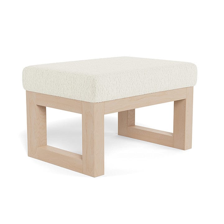 Monte Design ottoman White Faux Sheepskin / Maple Monte Design Joya Ottoman - Premium