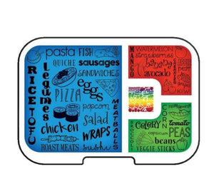 Munchbox bento box Munchbox Mini4 Artwork Tray - Primary Colours
