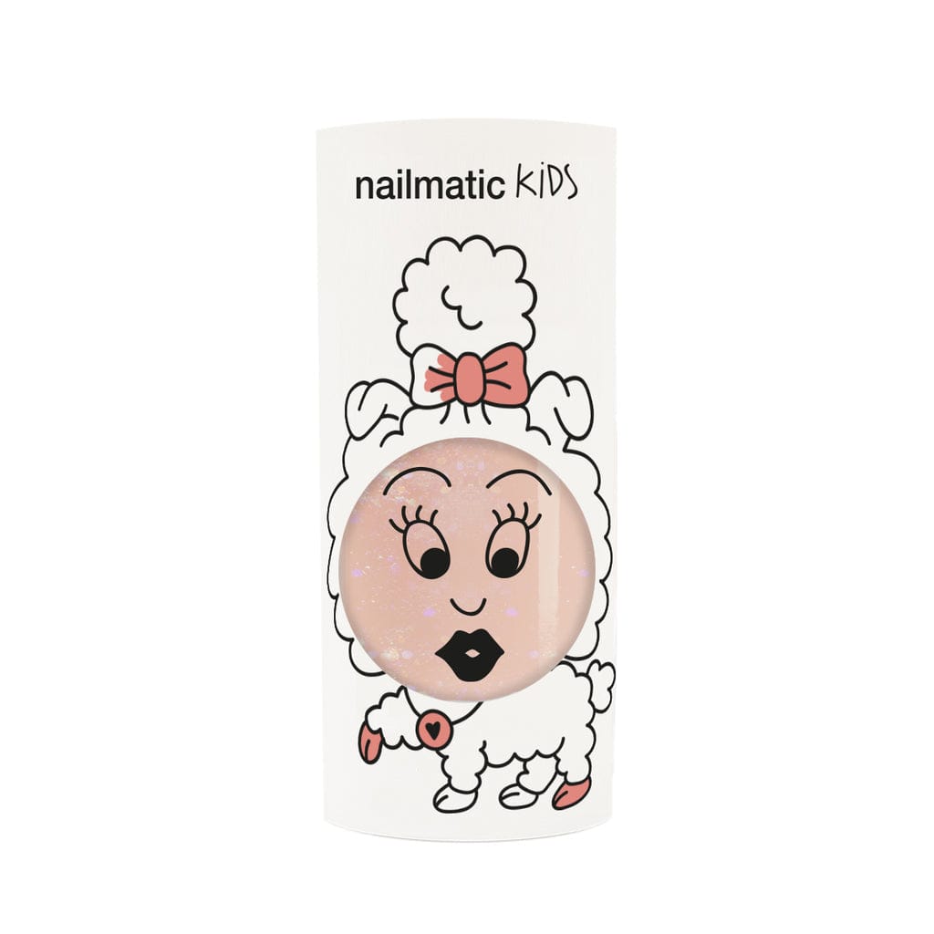 Nailmatic Kids Nail Polishes Nailmatic Kids Water-Based Nail Polish - Peachy (Peach Glitter)