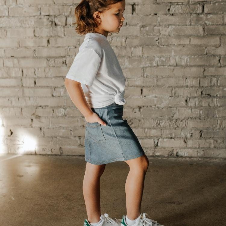 North Kinder skirt North Kinder Denim Pencil Skirt