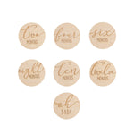 Pearhead Wooden Monthly Milestone Photo Marker Cards 2