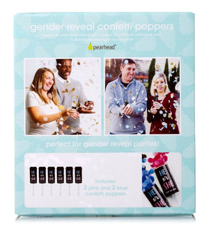 Pearhead baby book Pearhead Gender Reveal Confetti Poppers