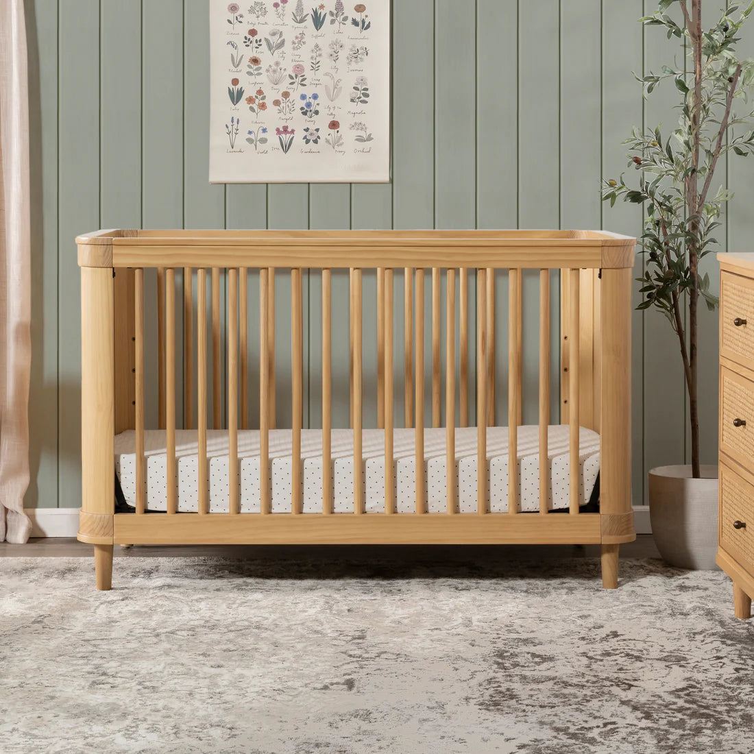 Natural sales wood bassinet