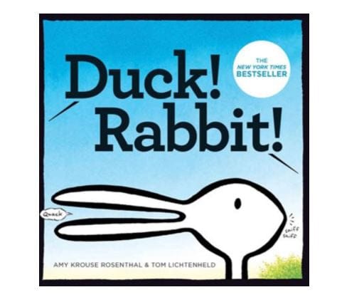 Raincoast Books board book Duck! Rabbit! Board Book