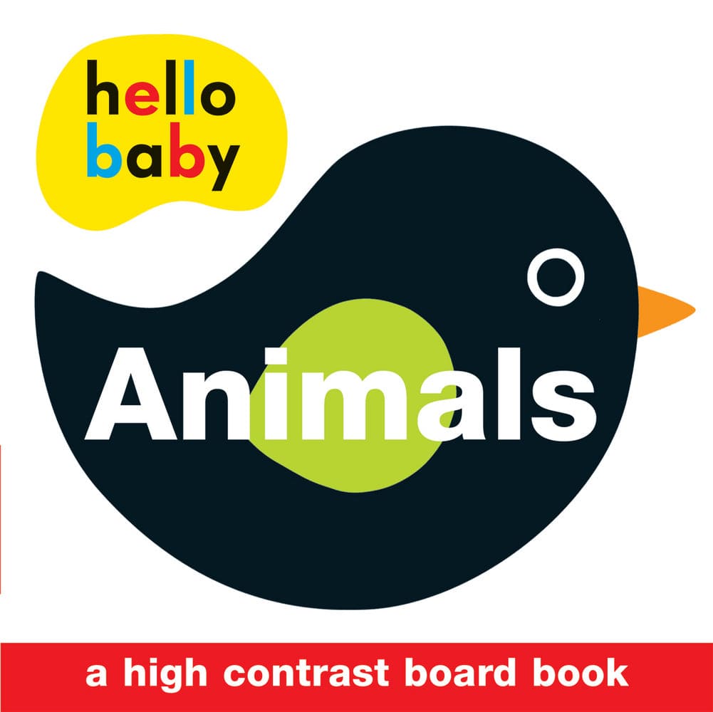 Raincoast Books board book Hello Baby: Animals High Contrast Board Book