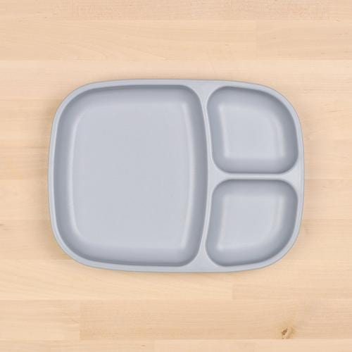 Re-Play divided plates Grey - Re-Play Divided Plates - Large Re-Play Divided Plates - Large