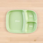 Re-Play divided plates Leaf - Re-Play Divided Plates - Large Re-Play Divided Plates - Large