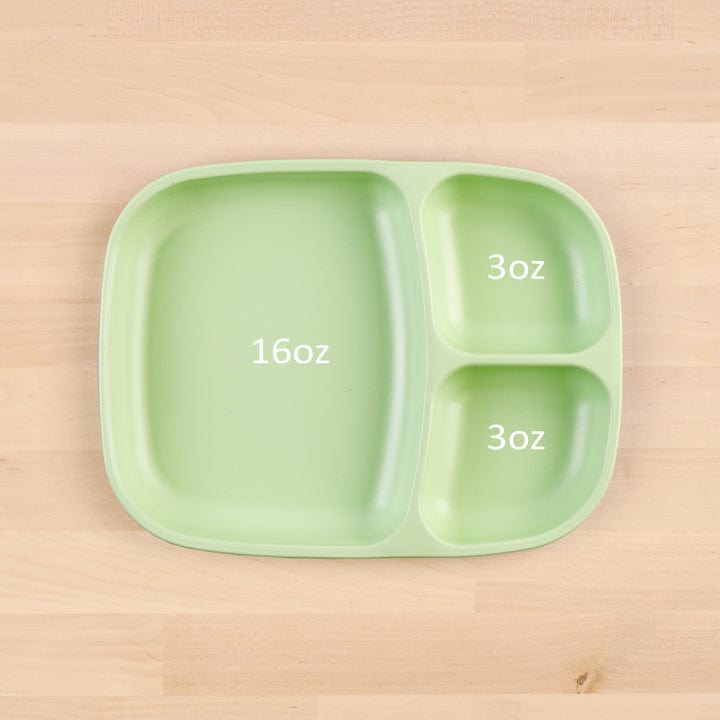 Re-Play divided plates Leaf - Re-Play Divided Plates - Large Re-Play Divided Plates - Large