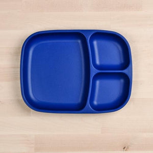 Re-Play divided plates Navy - Re-Play Divided Plates - Large Re-Play Divided Plates - Large