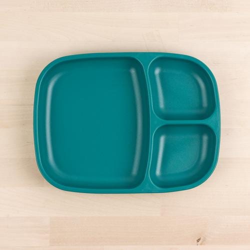 Re-Play divided plates Teal - Re-Play Divided Plates - Large Re-Play Divided Plates - Large