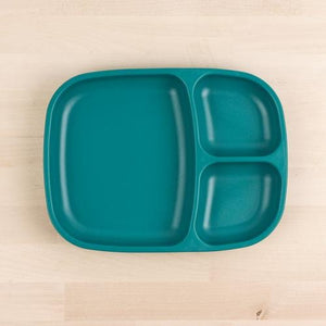 Re-Play divided plates Teal - Re-Play Divided Plates - Large Re-Play Divided Plates - Large