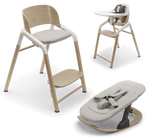 Bugaboo Giraffe High Chair Complete - Neutral Wood/White  Accessories