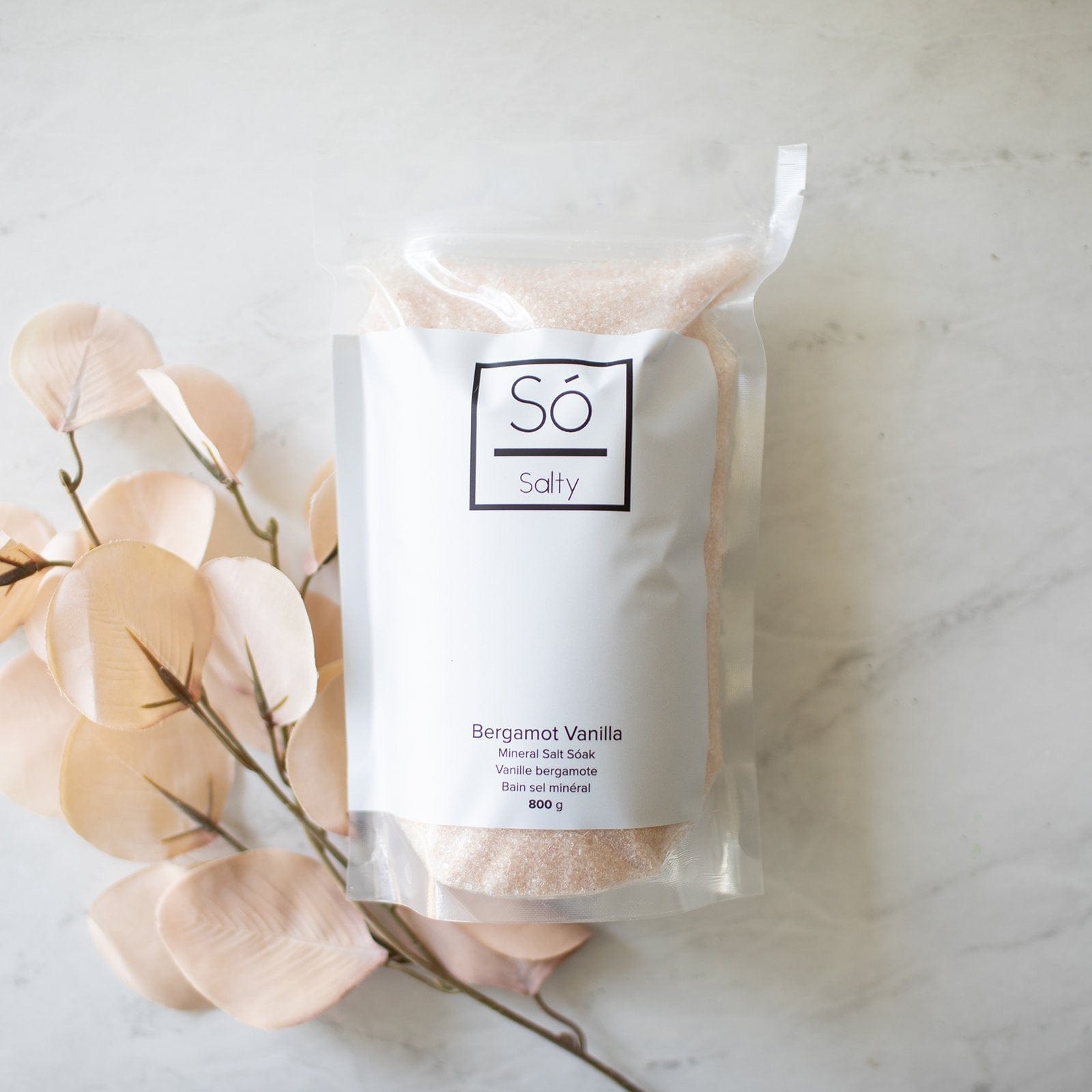 Só Luxury Salty Mineral Salt Soak - Bergamot Vanilla