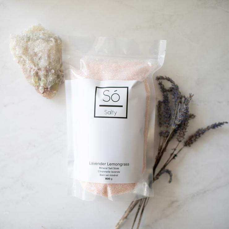 Só Luxury bath salts Só Luxury Salty Mineral Salt Soak - Lavender Lemongrass 800g