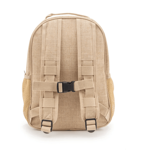 SoYoung backpacks SoYoung Toddler Backpack Raw Linen - Cacti Desert
